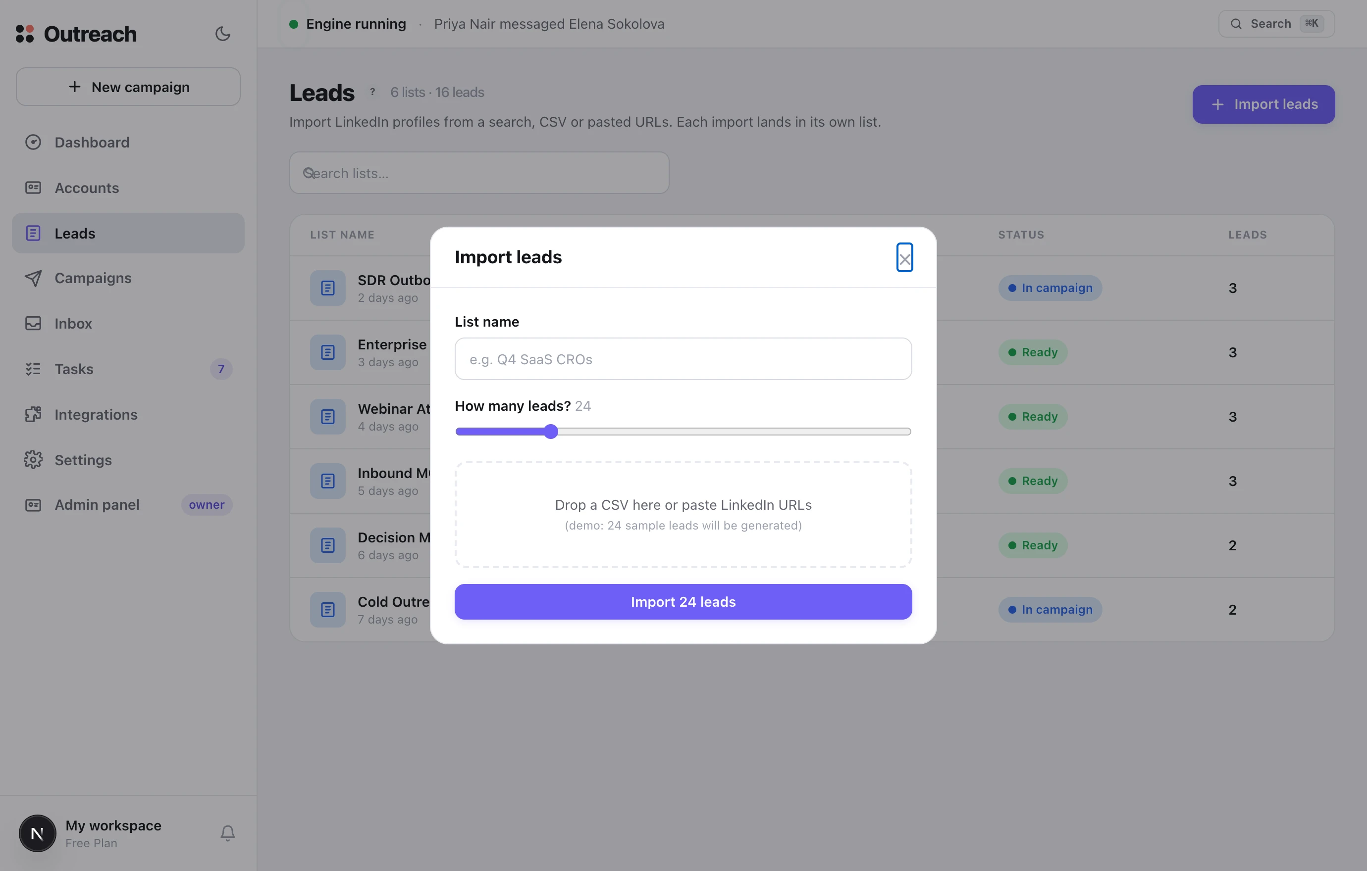 TopClozer — Leads