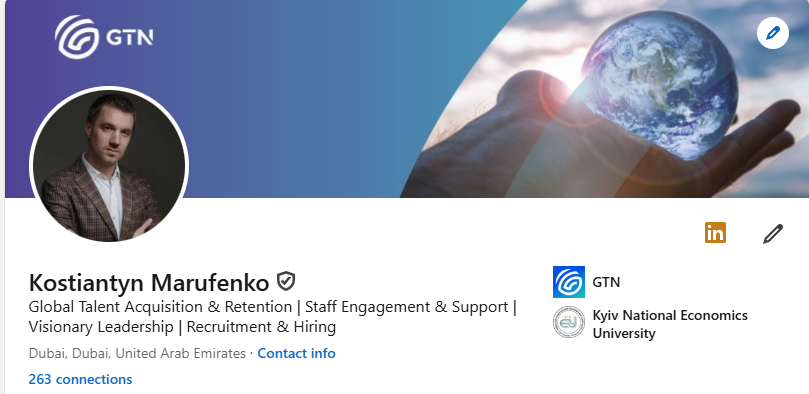 Managed LinkedIn account — Managed profile · US