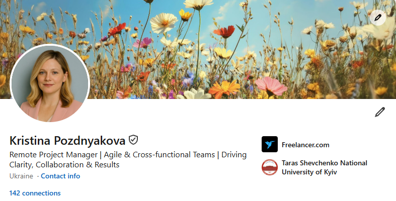 Managed LinkedIn account — Managed profile · EU